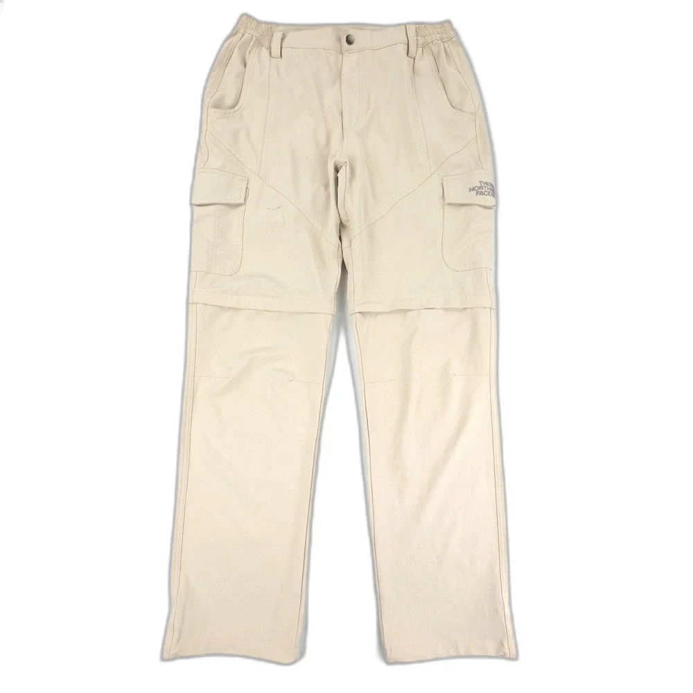 NORTH FACE Convertible Cargo Pant Zip Off Shorts Utility Outdoor Gorpcore Beige